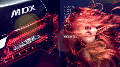 рекламный постер Acura MDX