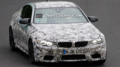 шпионская фотография BMW M4 шпионская фотография BMW M4
