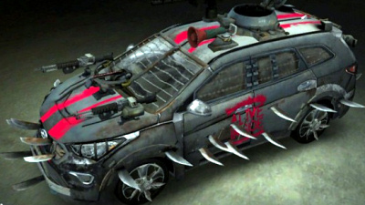 Hyundai Santa Fe Zombie Survival Machine