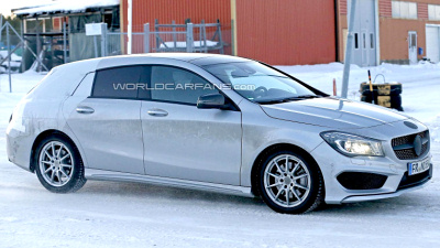 тестовый прототип Mercedes-Benz CLA Shooting Brake