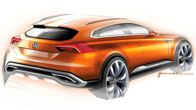 Volkswagen CrossBlue Coupe Concept Volkswagen CrossBlue Coupe Concept