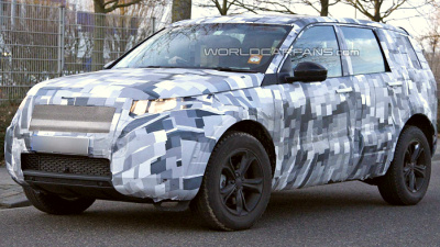 тестовый прототип преемника Land Rover Freelander тестовый прототип преемника Land Rover Freelander