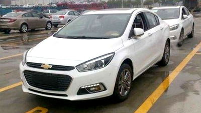 шпионская фотография Chevrolet Cruze шпионская фотография Chevrolet Cruze