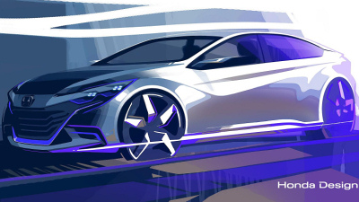 тизер нового концепт-кара Honda тизер нового концепт-кара Honda