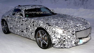 тестовый прототип Mercedes AMG GT тестовый прототип Mercedes AMG GT
