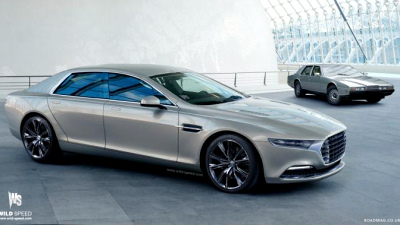 предполагаемая внешность седана Aston Martin Lagonda