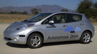 Nissan Leaf с системой Autonomous Drive
