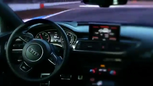 Кадр из тизера Audi RS7 Piloted Driving Concept