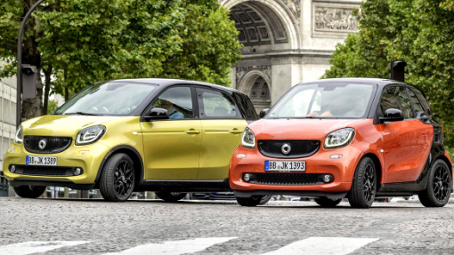 Базовые Smart ForTwo и ForFour