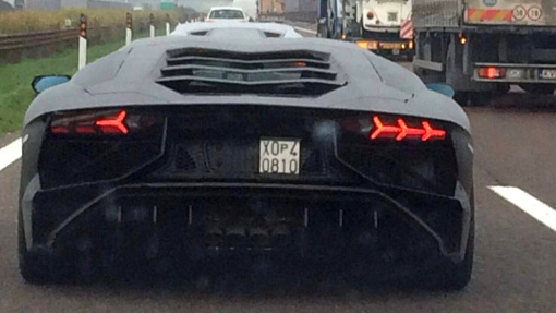 Тестовый прототип Lamborghini Aventador SuperVeloce Тестовый прототип Lamborghini Aventador SuperVeloce