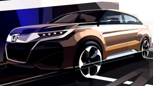 Тизер концепт-кара Honda Тизер концепт-кара Honda
