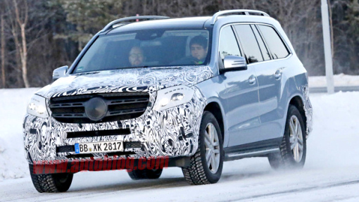 Тестовый прототип Mercedes-Benz GLS Тестовый прототип Mercedes-Benz GLS