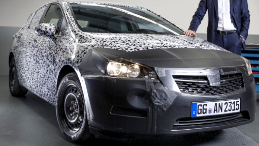 Тестовый прототип Opel Astra 2016 Тестовый прототип Opel Astra 2016