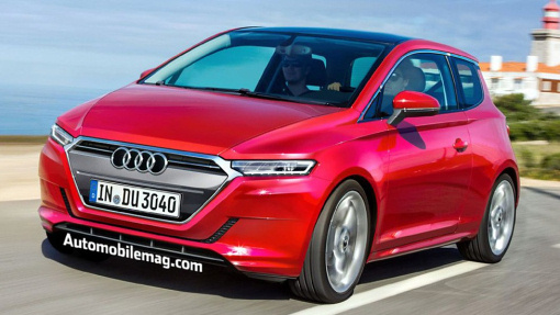 Предполагаемая внешность субкомпактного хэтчбека Audi Предполагаемая внешность субкомпактного хэтчбека Audi