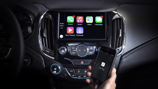 Apple CarPlay на Chevrolet Cruze 2016