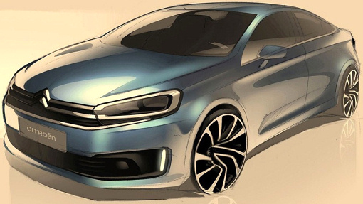 Тизер Citroen C-Quatre Тизер Citroen C-Quatre