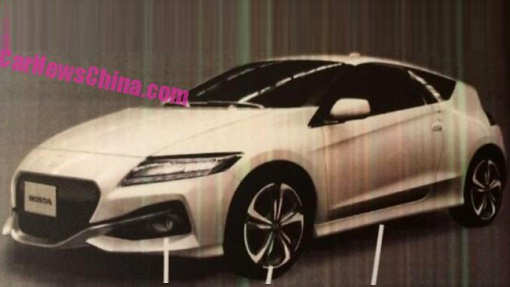 Фото обновлённой Хонда CR-Z появились в сети интернет