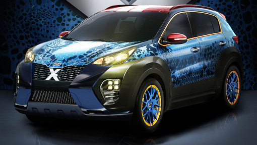 Шоу-кар на базе Kia Sportage Шоу-кар на базе Kia Sportage