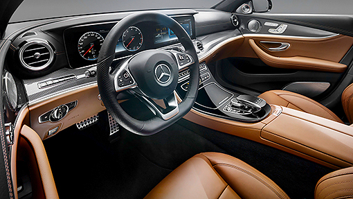 Салон Mercedes E-Class нового поколения