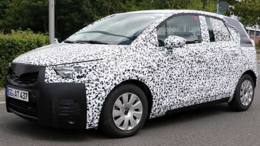 Тестовый прототип Opel Meriva Тестовый прототип Opel Meriva