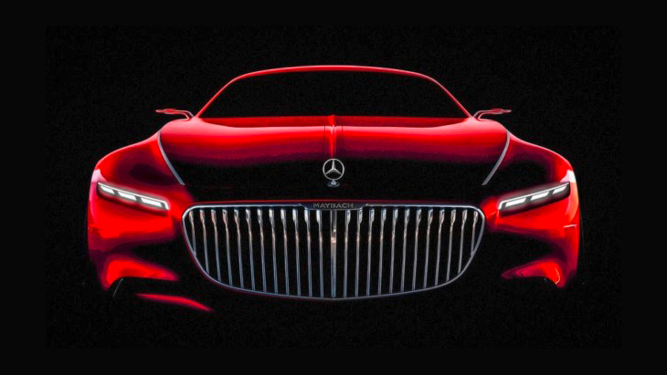 Концепт-кар Mercedes-Maybach снова показался на тизере