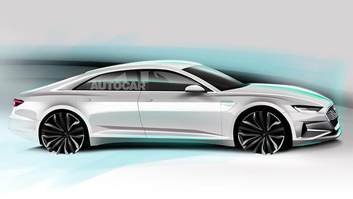 Рендер Audi A9 e-tron