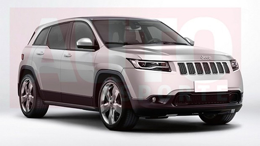 Предполагаемый внешний вид Jeep C-SUV