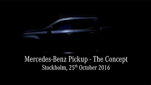 Тизер пикапа Mercedes-Benz Тизер пикапа Mercedes-Benz