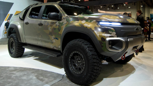 На SEMA приехал водородный вездеход Chevrolet Colorado ZH2