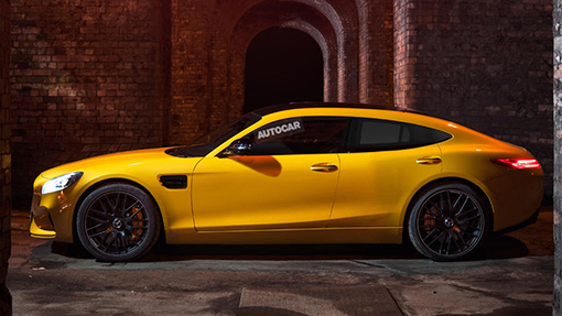Предполагаемый внешний вид Mercedes-AMG GT4 Предполагаемый внешний вид Mercedes-AMG GT4