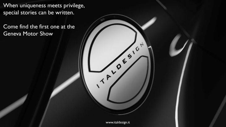 Тизер нового прототипа Italdesign Тизер нового прототипа Italdesign
