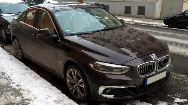 Тестовый прототип BMW 1-Series в Мюнхене
