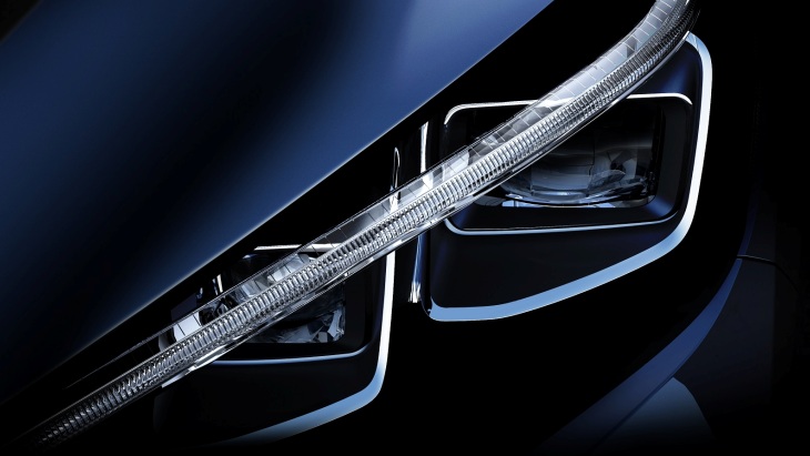 Официальный тизер модели Nissan Leaf нового поколения Официальный тизер модели Nissan Leaf нового поколения
