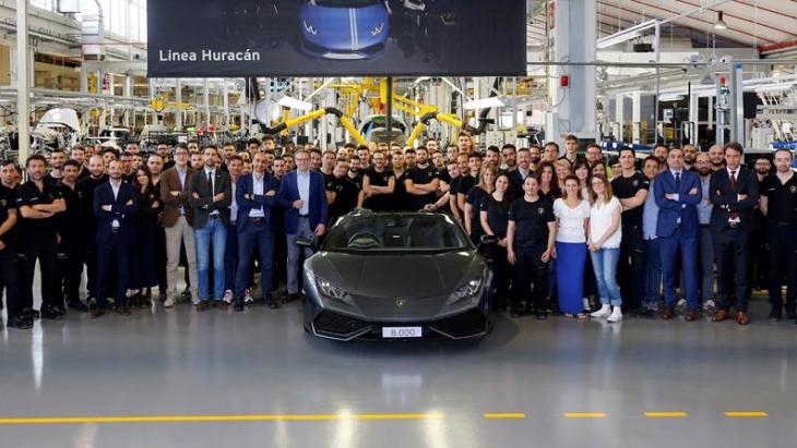 Восьмитысячный экземпляр Lamborghini Huracan