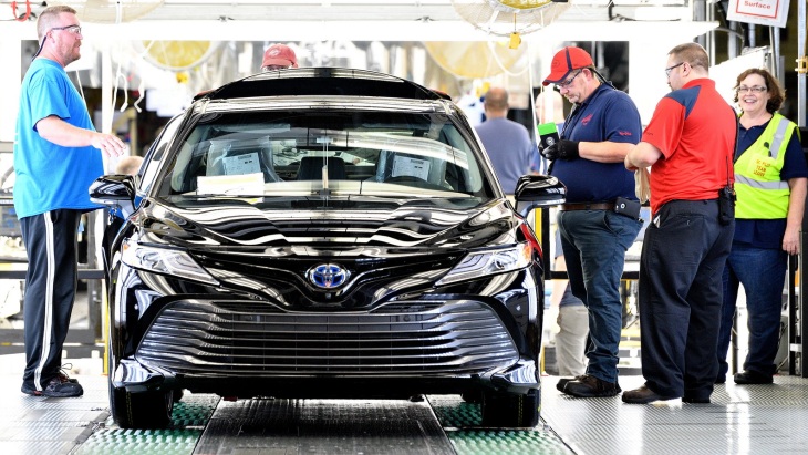 Производство нового седана Toyota Camry Производство нового седана Toyota Camry