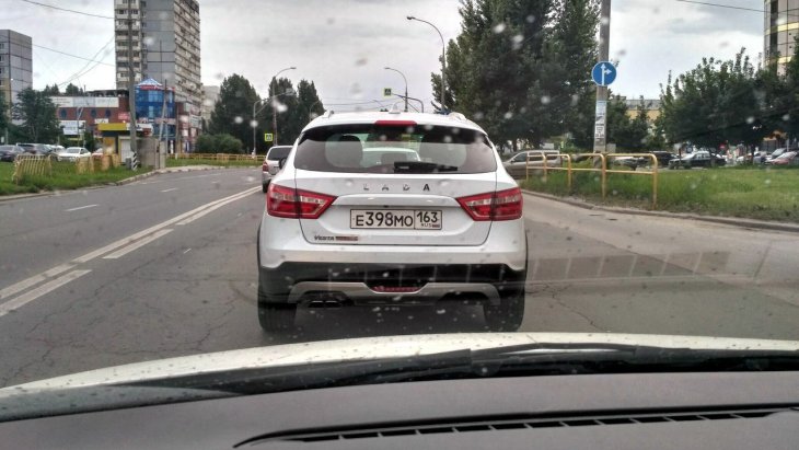 LADA Vesta SW Cross на дорогах Тольятти LADA Vesta SW Cross на дорогах Тольятти