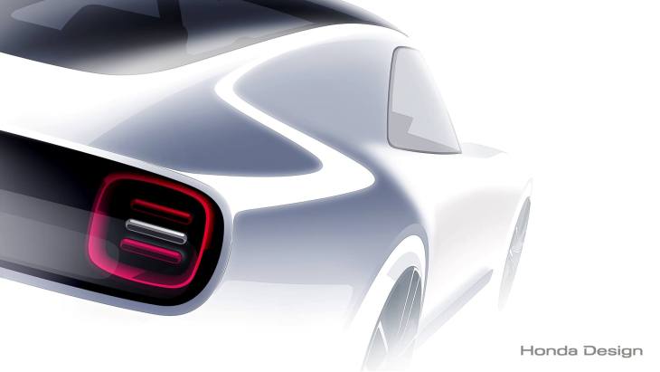 Официальный скетч концепта Honda Sports EV Concept