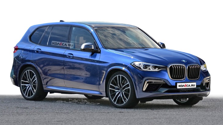 Независимый рендер внедорожника BMW X5 нового поколения Независимый рендер внедорожника BMW X5 нового поколения