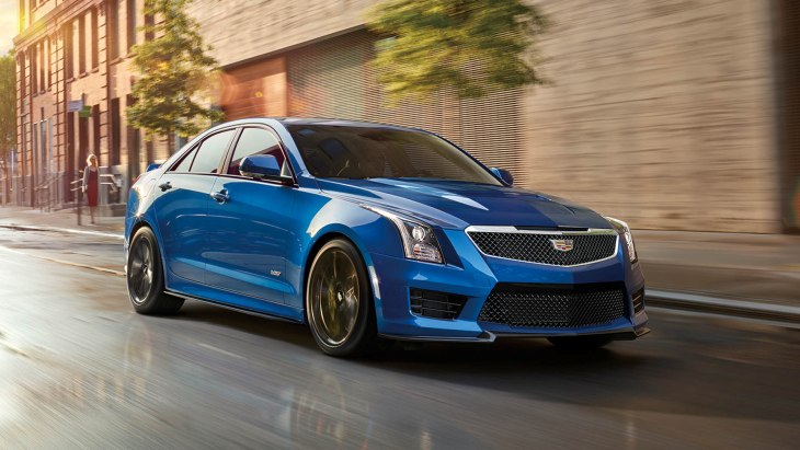 «Заряженный» седан Cadillac ATS-V Vector Blue Edition
