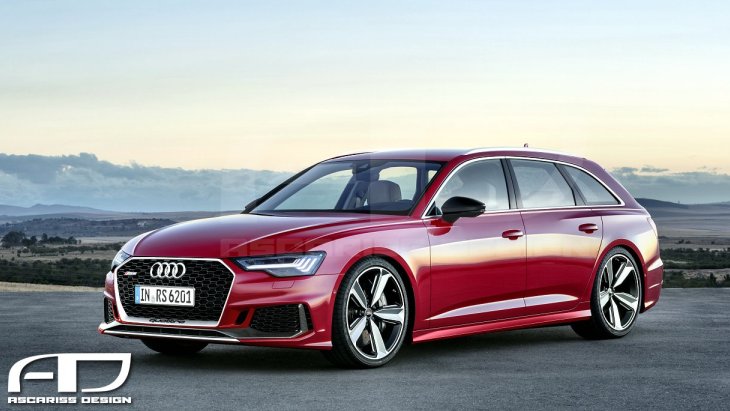 «Заряженный» универсал Audi RS6 Avant нового поколения