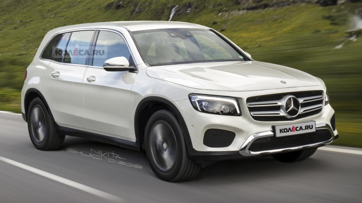 Независимый рендер нового внедорожника Mercedes-Benz GLB