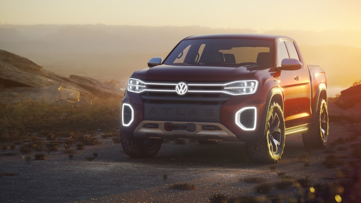 Концептуальный пикап Volkswagen Atlas Tanoak Pickup Truck Concept