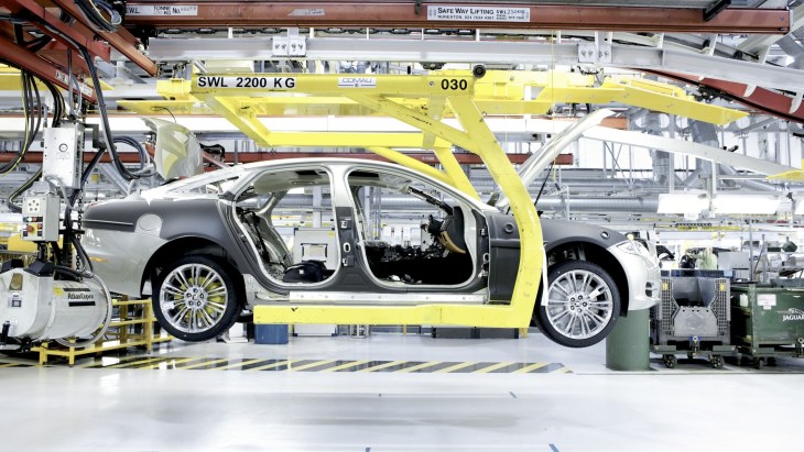 Производство автомобилей Jaguar Land Rover