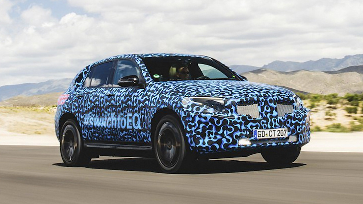 Тестовый прототип Mercedes-Benz EQC Тестовый прототип Mercedes-Benz EQC