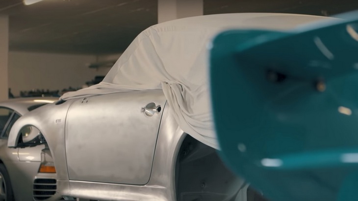 Первые очертания кузова Porsche Project Gold Первые очертания кузова Porsche Project Gold