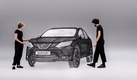 Nissan Qashqai Black Edition sculpture