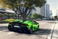 Преставление кабриолета Lamborghini Huracan Evo Spyder
