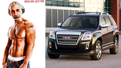 Эйнштейн в рекламе GMC Terrain