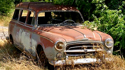старый автомобиль