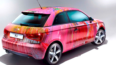 Audi A1 работы Дэмиена Херста